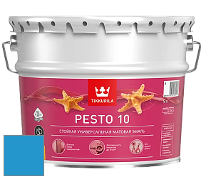 Краска Tikkurila Euro Pesto 10 эмаль цвет NCS S 1560-R90B 