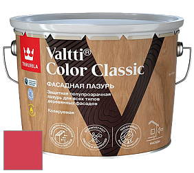 Краска Tikkurila Valtti Color Classic лазурь колеруемая для деревянного фасада цвет RAL 3018 