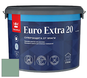 Краска Tikkurila Euro Extra 20 краска для стен и потолков цвет NCS S 3020-G 