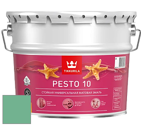 Краска Tikkurila Euro Pesto 10 эмаль цвет NCS S 2040-G 