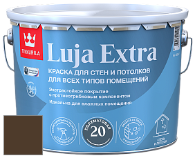 Краска Tikkurila Luja 20 Extra полуматовая краска для влажных помещений цвет RAL 8028 
