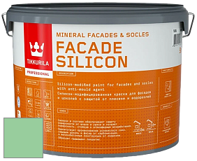 Краска Tikkurila Facade Silicon краска фасадная цвет NCS S 1040-G10Y 