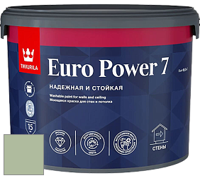 Краска Tikkurila Euro Power 7 краска для стен и потолков цвет V384 Камелия