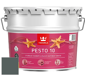 Краска Tikkurila Euro Pesto 10 эмаль цвет N439 Впадина