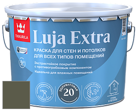 Краска Tikkurila Luja 20 Extra полуматовая краска для влажных помещений цвет M449 Грот