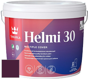 Краска Tikkurila Helmi 30 краска для мебели цвет RAL 4007 