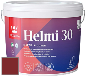 Краска Tikkurila Helmi 30 краска для мебели цвет RAL 3011 
