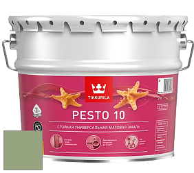 Краска Tikkurila Euro Pesto 10 эмаль цвет S384 