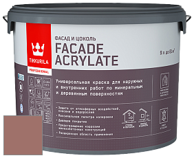Краска Tikkurila Facade Acrylate краска фасадная цвет Q357 