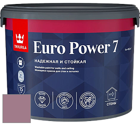 Краска Tikkurila Euro Power 7 краска для стен и потолков цвет S424 