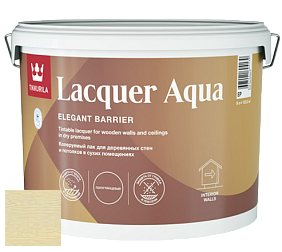 Краска Tikkurila Lacquer Aqua (полуглянцевый) лак интерьерный цвет 3438 Туман