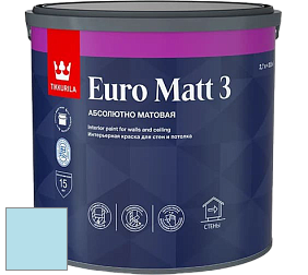 Краска Tikkurila Euro Matt 3 краска для стен и потолков цвет G363 