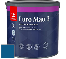 Краска Tikkurila Euro Matt 3 краска для стен и потолков цвет N358 