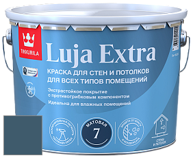 Краска Tikkurila Luja Extra 7 матовая краска для влажных помещений цвет M436 Королевский