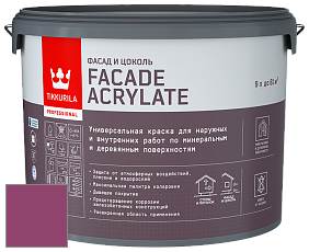 Краска Tikkurila Facade Acrylate краска внутренних и наружных работ цвет NCS S 3055-R30B 
