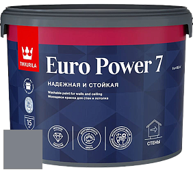 Краска Tikkurila Euro Power 7 краска для стен и потолков цвет N489 