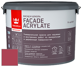 Краска Tikkurila Facade Acrylate краска внутренних и наружных работ цвет N329 