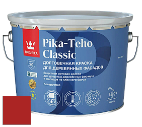 Краска Tikkurila Pika-Teho Classic краска для деревянных фасадов цвет RAL 3000 