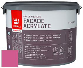 Краска Tikkurila Facade Acrylate краска внутренних и наружных работ цвет RAL 4003 