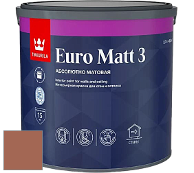 Краска Tikkurila Euro Matt 3 краска для стен и потолков цвет S410 