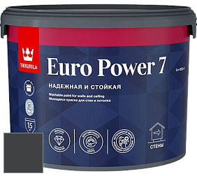 Краска Tikkurila Euro Power 7 краска для стен и потолков цвет Y489 