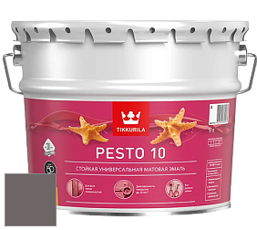 Краска Tikkurila Euro Pesto 10 эмаль цвет N501 Анданте