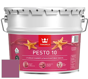 Краска Tikkurila Euro Pesto 10 эмаль цвет NCS S 3050-R30B 