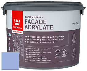 Краска Tikkurila Facade Acrylate краска внутренних и наружных работ цвет NCS S 1040-R70B 