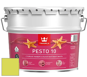 Краска Tikkurila Euro Pesto 10 эмаль цвет NCS S 0560-G60Y 