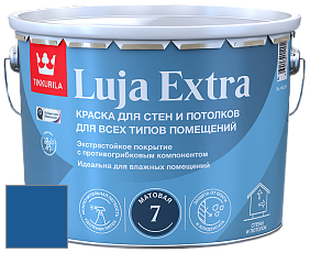 Краска Tikkurila Luja Extra 7 матовая краска для влажных помещений цвет NCS S 3560-R80B 