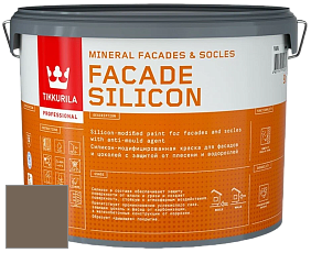 Краска Tikkurila Facade Silicon краска фасадная цвет Q695 Maa