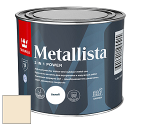 Краска Tikkurila Metallista краска по металлу цвет G396 Оникс