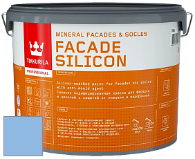 Краска Tikkurila Facade Silicon краска фасадная цвет NCS S 1040-R80B 