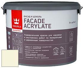 Краска Tikkurila Facade Acrylate краска внутренних и наружных работ цвет Y388 Цветок бузины