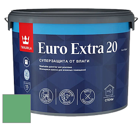 Краска Tikkurila Euro Extra 20 краска для стен и потолков цвет NCS S 2050-G10Y 