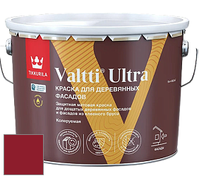 Краска Tikkurila Valtti Ultra краска для деревянных фасадов цвет RAL 3003 