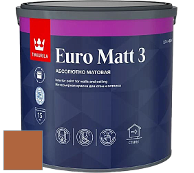 Краска Tikkurila Euro Matt 3 краска для стен и потолков цвет M406 