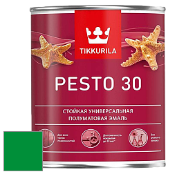 Краска Tikkurila Euro Pesto 30 эмаль цвет RAL 6037 