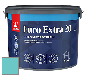 Краска Tikkurila Euro Extra 20 краска для стен и потолков цвет NCS S 1040-B40G 