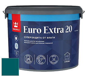 Краска Tikkurila Euro Extra 20 краска для стен и потолков цвет NCS S 5540-B20G 