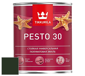 Краска Tikkurila Euro Pesto 30 эмаль цвет RAL 6007 