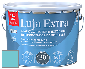 Краска Tikkurila Luja 20 Extra полуматовая краска для влажных помещений цвет NCS S 1040-B20G 