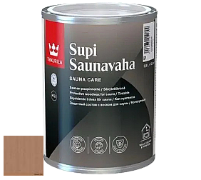 Краска Tikkurila Supi Saunavaha защитный состав для сауны цвет 3441 Лесной орех