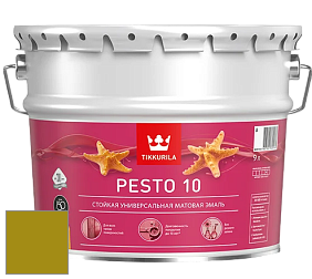 Краска Tikkurila Euro Pesto 10 эмаль цвет RAL 1027 