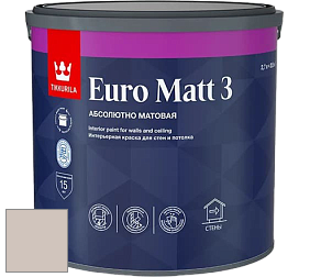 Краска Tikkurila Euro Matt 3 краска для стен и потолков цвет H482 