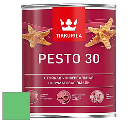 Краска Tikkurila Euro Pesto 30 эмаль цвет NCS S 0565-G10Y 