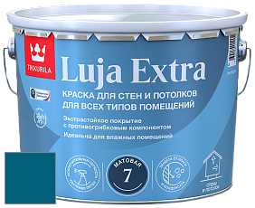 Краска Tikkurila Luja Extra 7 матовая краска для влажных помещений цвет NCS S 4550-B 