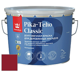 Краска Tikkurila Pika-Teho Classic краска для деревянных фасадов цвет RAL 3003 