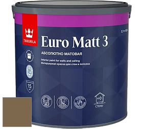 Краска Tikkurila Euro Matt 3 краска для стен и потолков цвет L460 
