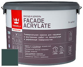 Краска Tikkurila Facade Acrylate краска внутренних и наружных работ цвет M369 